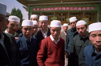 Students at Chinese Madrasa