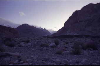 Twilight near Pasu